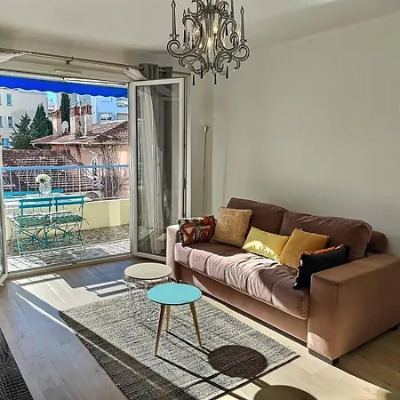 Frgk 'wilson Palace' Ac Wifi Fibre Terrasse 5min Des Plages Appartamento *