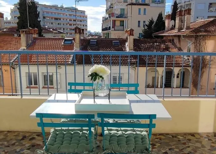 Frgk 'wilson Palace' Ac Wifi Fibre Terrasse 5min Des Plages Appartamento *