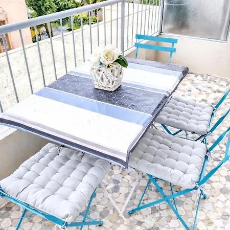 Frgk 'wilson Palace' Ac Wifi Fibre Terrasse 5min Des Plages אנטיב