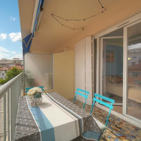 Frgk 'wilson Palace' Ac Wifi Fibre Terrasse 5min Des Plages Апартаменты Антиб
